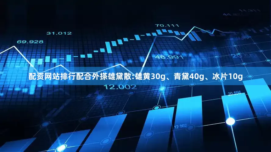 配资网站排行配合外搽雄黛散:雄黄30g、青黛40g、冰片10g